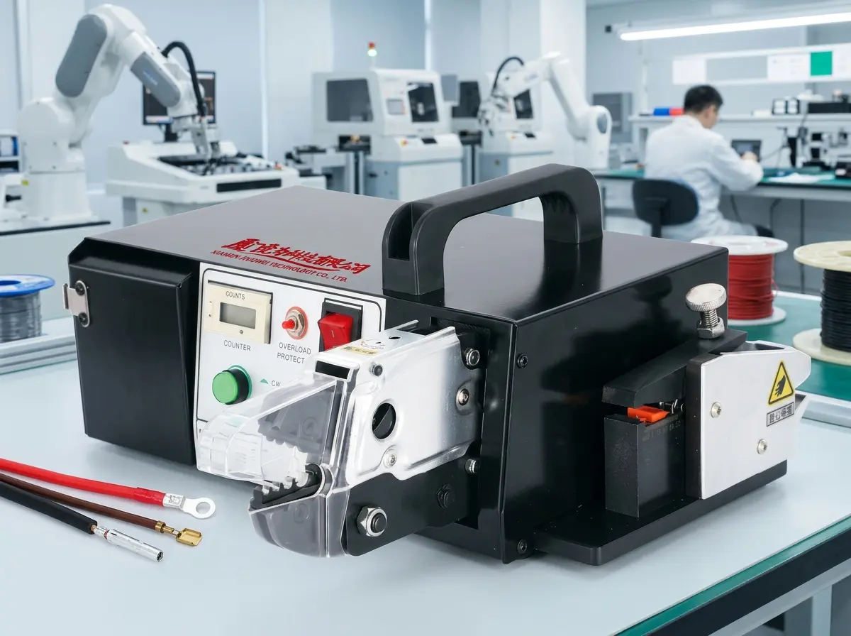 Mesin Crimping Terminal Elektrik Pelbagai Fungsi 0.25-10mm² EM-6B2BC