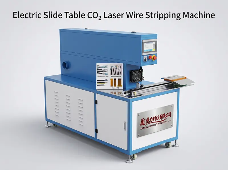 Electric Slide Table CO₂ Laser Wire Stripping Machine CLS60-D