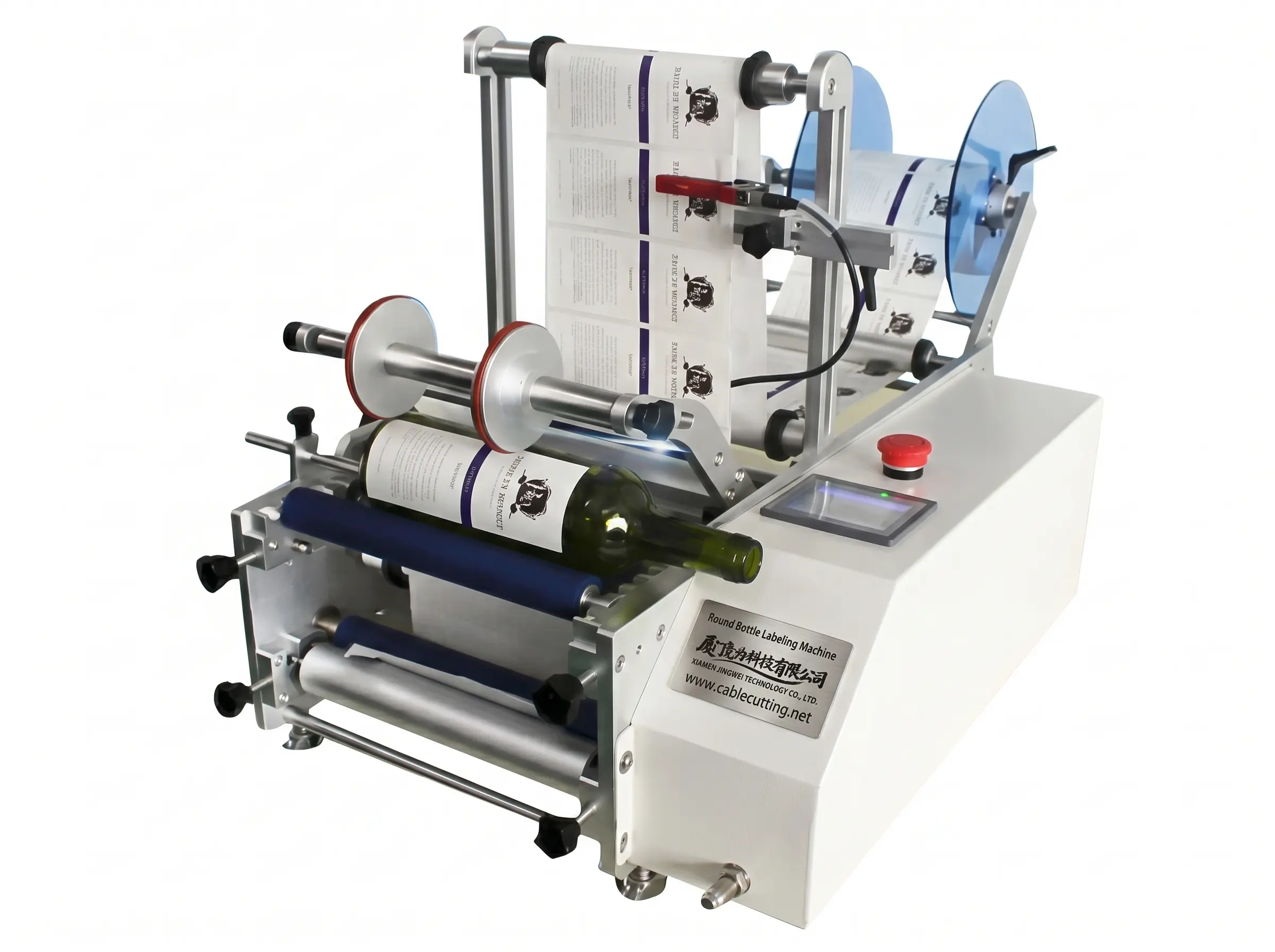 Semi-Automatic Round Bottle Labeling Machine WPM-71-60