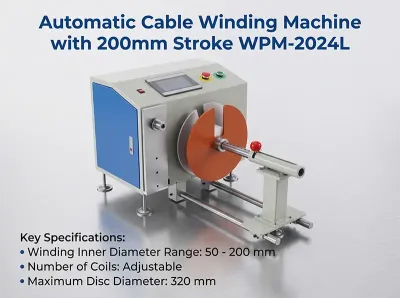 Mesin Penggulungan Kabel Susunan Automatik WPM-2024L