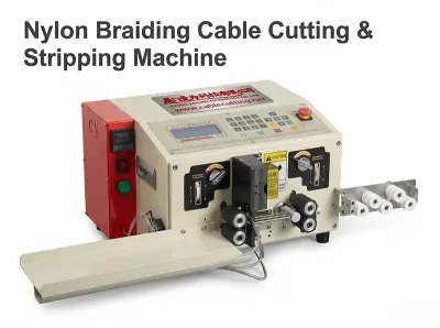 Mesin Pemotong & Pelucutan Kabel Jalinan Nilon Automatik WPM-0-4