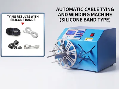 Mesin Pengikat Jalur Automatik untuk Kabel USB/Audio/Fon Telinga WPM-K289