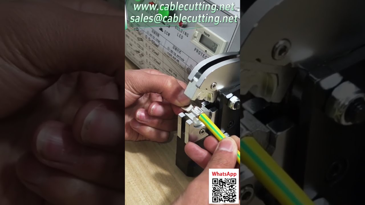 Mesin Penekan Terminal Elektrik Tulen – Muat untuk Pelbagai Saiz 0.5–70 mm²