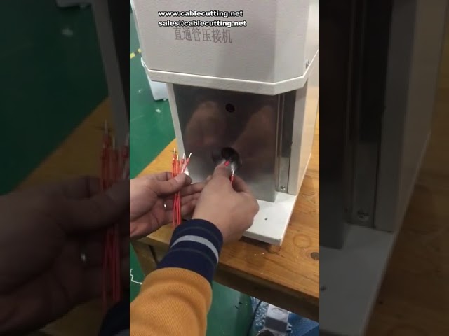 Mesin Crimping Terminal Tiub Lurus 0.2-6mm² untuk Elektronik, Automotif & Abah-Abah Kabel