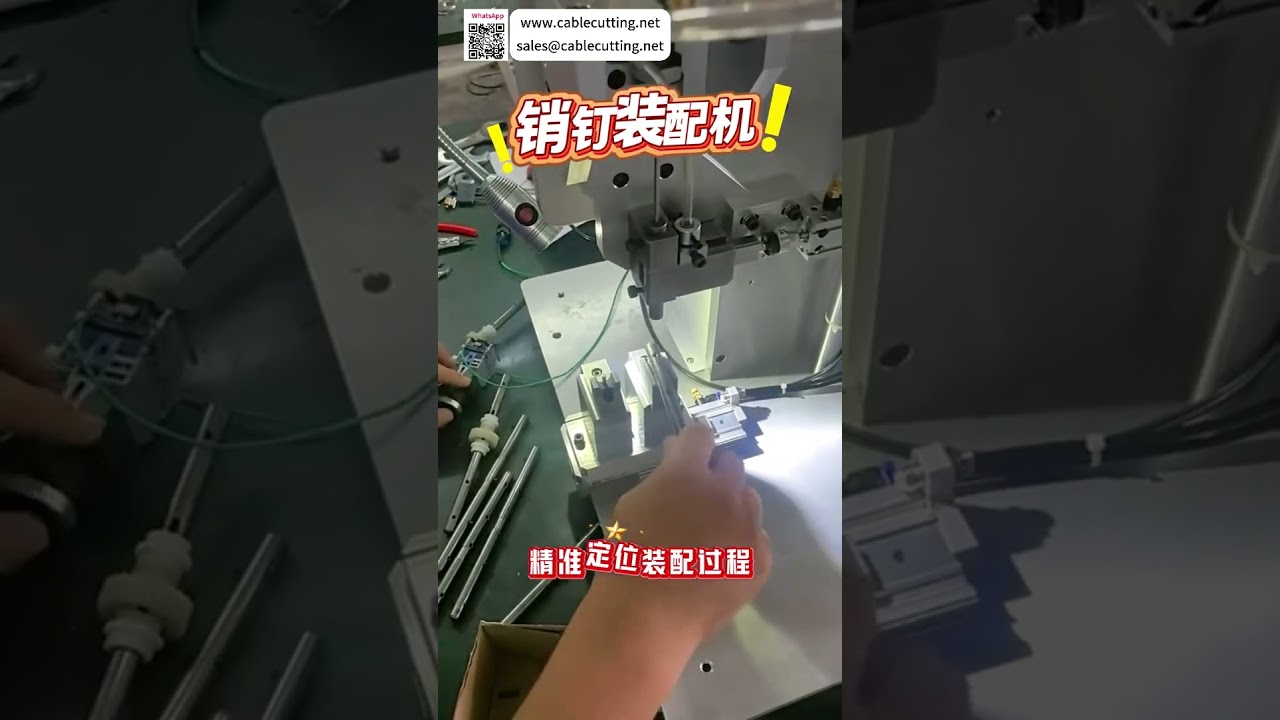 Pemasang Pin Dowel Automatik Berkecekapan Tinggi Peralatan Industri Ketepatan Tinggi - Seluar Pendek