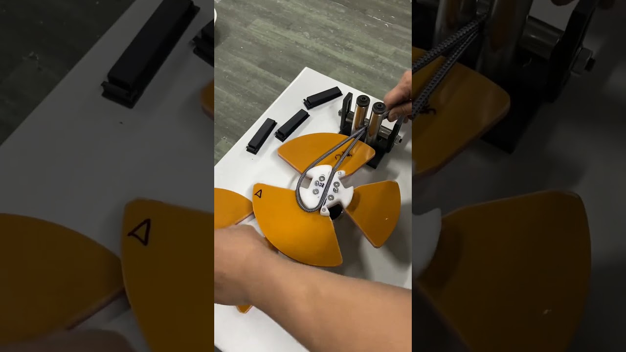 Semi Automatic Pancake Coil Winding Machine for Data Cables #factory #machine