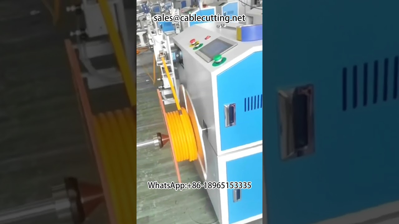 Mesin Penggulung Hos Semburan | Sistem Pemotongan & Penggulungan Automatik dengan Kiraan Meter Tepat