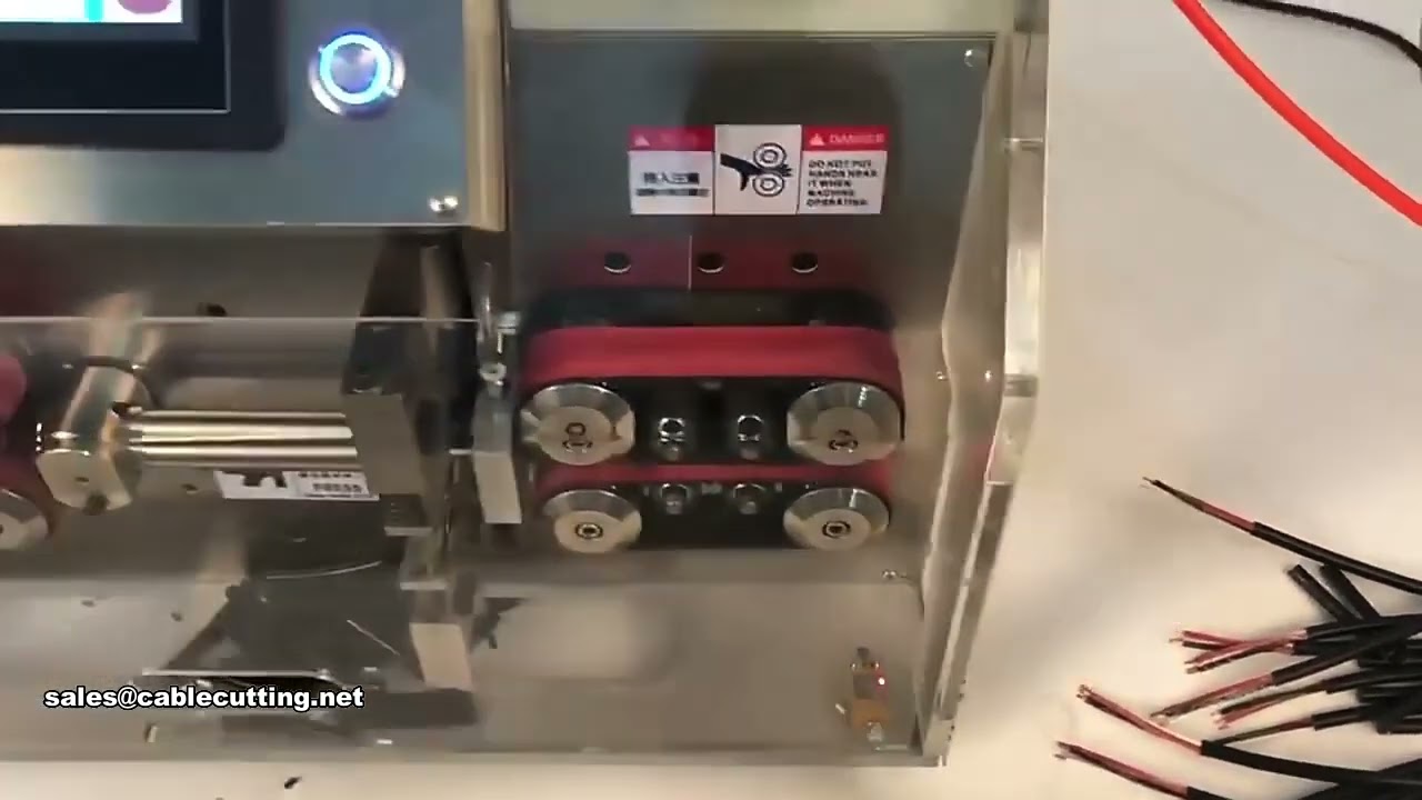Mesin Pemotong dan Pengupas Kabel Internet PVC Multi Teras Automatik