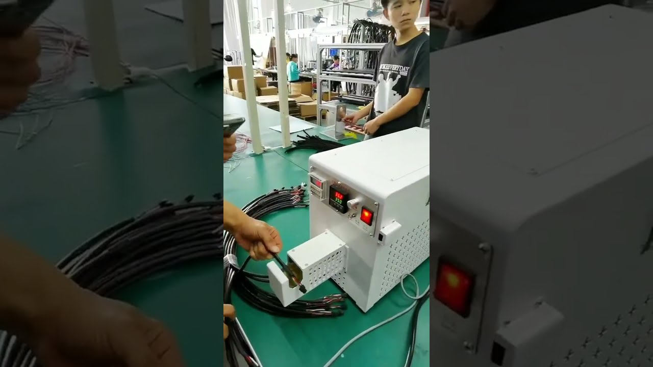 Mesin Pemanas Tiub Pengecutan Haba Elektrik Tulen – Rakaman Sebenar Proses Pemanasan
