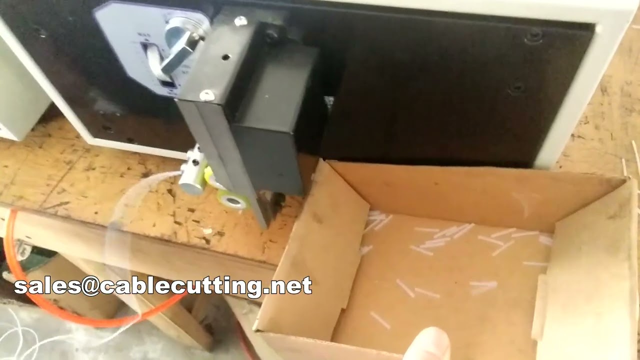 Mesin Pemotong Wayar & Tiub Pengecut Automatik - Tepat & Cekap