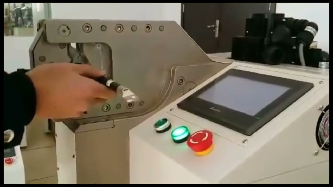 Mesin Penekan Terminal Heksagon 20 Tan 120mm dengan Pemacu Motor Servo untuk Wayar Persegi