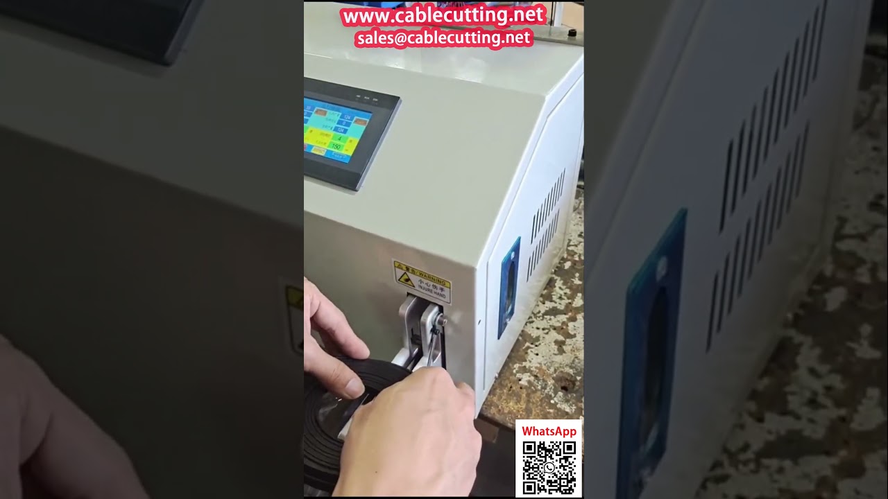 Mesin Automatik Menggulung dan Mengikat Kabel Rata Rangkaian