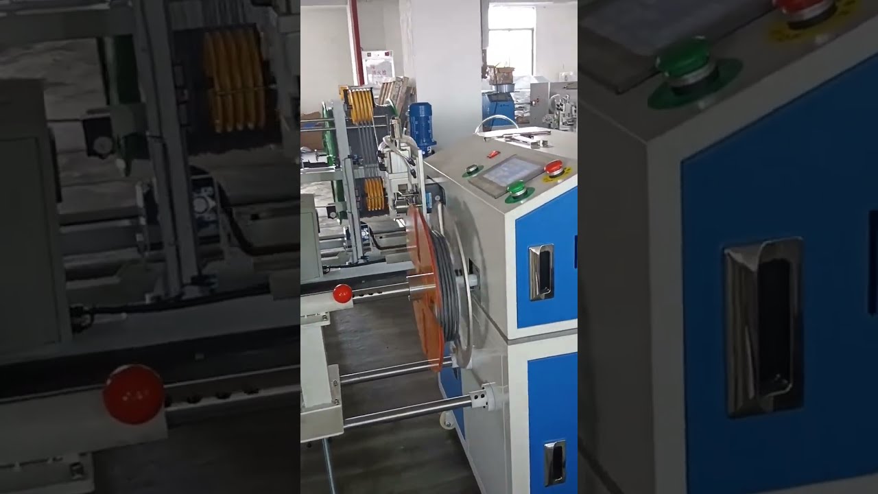 Mesin Automatik Pengiraan, Pengasingan, Pemotongan, Penggulungan & Penggulung Wayar dengan Pay Off 500kg