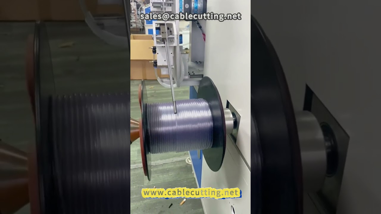 Mesin Penggulungan Meter Automatik: Susunan Kemas untuk Tiub Perubatan, Wayar & Kabel, Jalur Getah #tiubperubatan #wayardankabel #jalurgetah