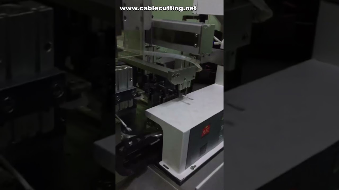 Mesin Crimping Terminal Wayar Automatik, Pemotong Wayar dan Penanggul untuk Penyambung Elektrik