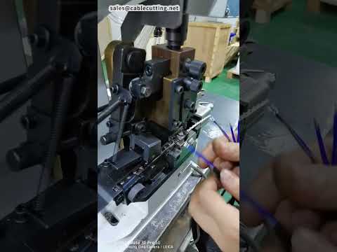 Mesin Crimping Dwi untuk Kabel Jaket Bulat 2 Teras – Strip dan Crimp Serentak #kilang #mesin