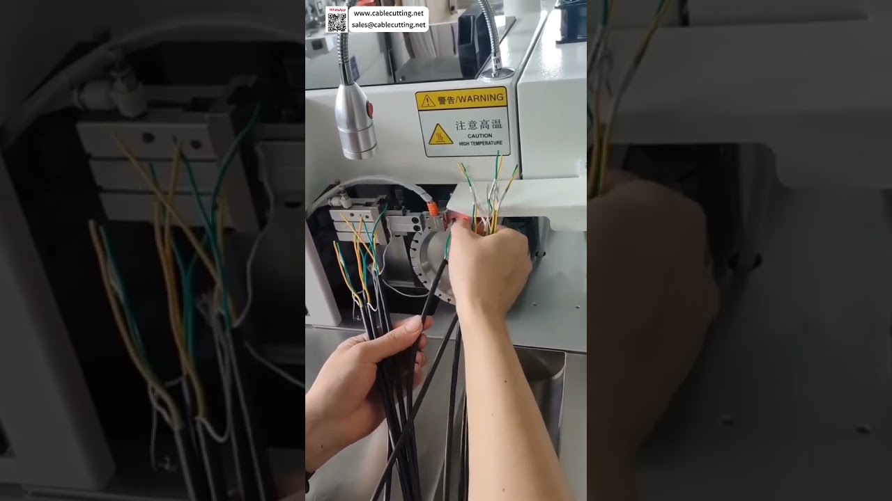 Mesin Pembakar & Pencetak Tiub Pengecutan Haba Automatik Alat Sarung Terma Bersepadu