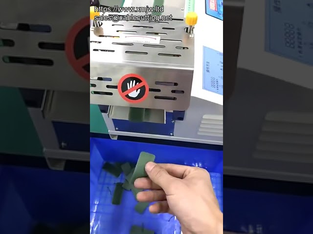 Mesin Pemotong Pita Cangkuk & Gelung Selofan Automatik – Dengan Fungsi Tebuk Lubang