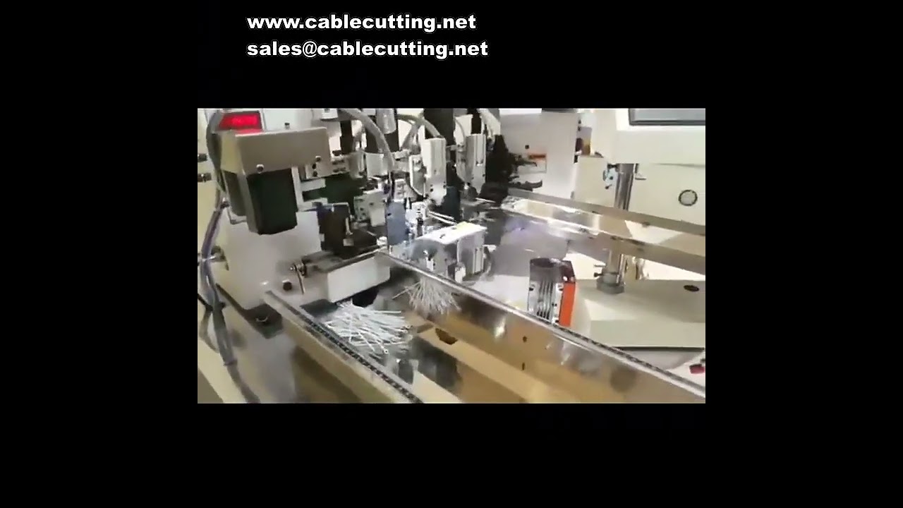 Mesin Tekan Wayar Berganda Tiga Kepala – Mesin Crimping Terminal Kabel Kuasa Automatik