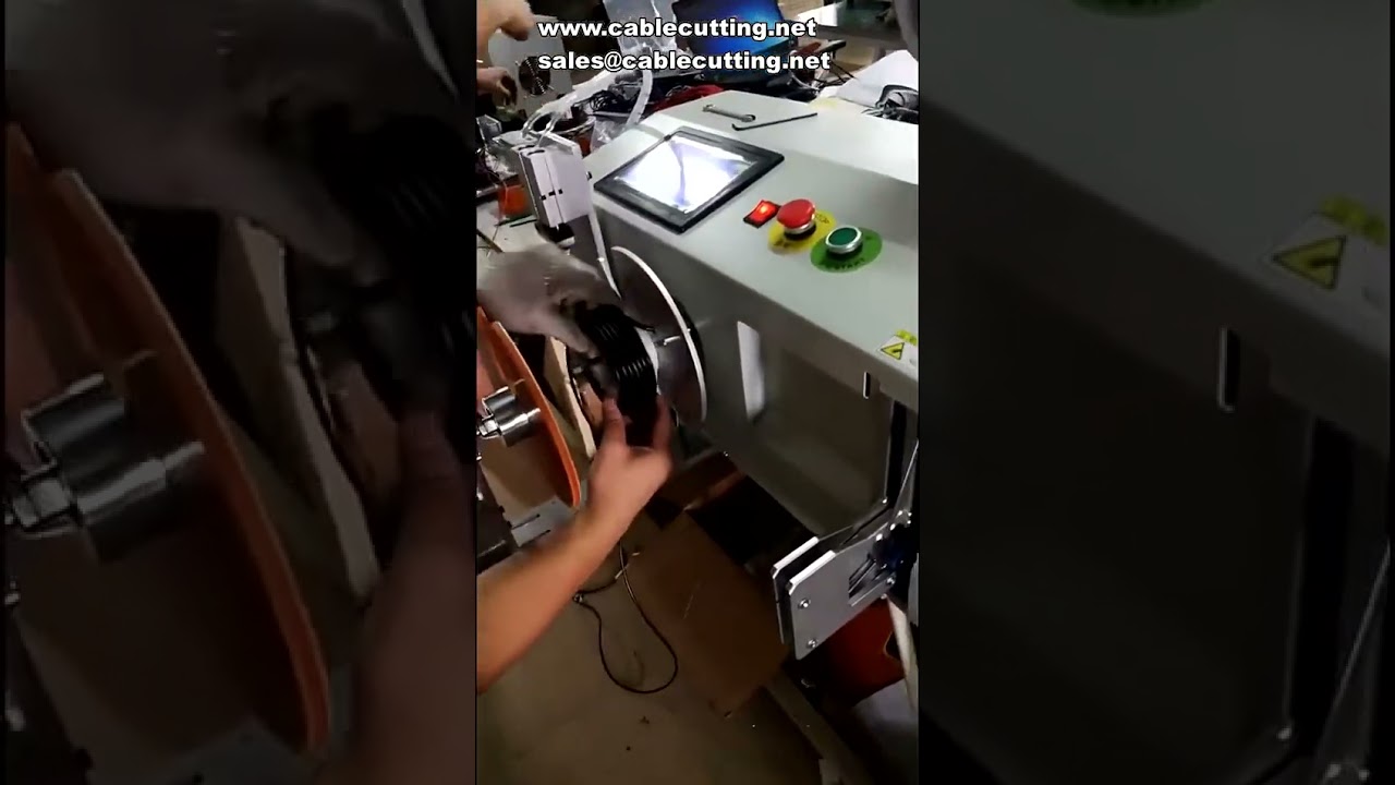 Mesin Pemotong, Penggulungan dan Pengikat Wayar - Mesin Gulung Kord Kuasa untuk Pembuatan Efisien