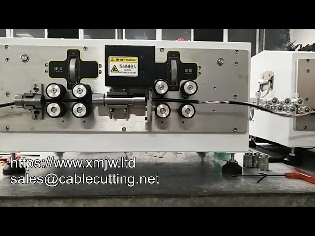 Mesin Potong dan Kupas Kawat Silikon 25mm² Automatik untuk Kegunaan Rumah