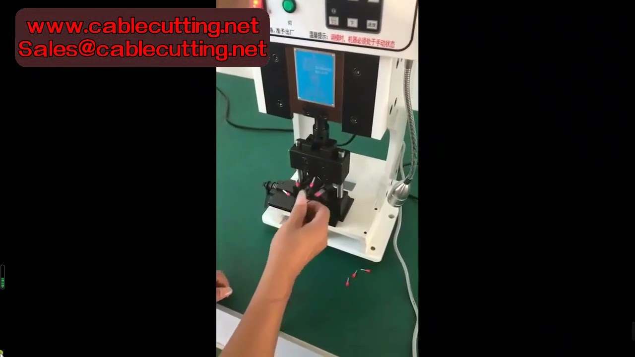 Mesin Crimping Terminal 1.5 Tan Bunyi Rendah - Elektrik Menegak/Mendatar untuk Biji Tunggal