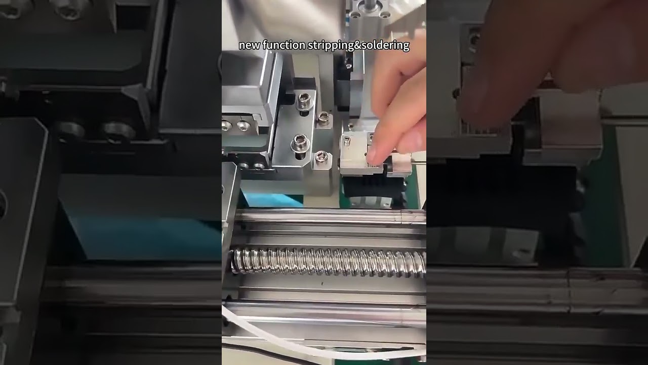 Mesin Pembuat Kabel USB Type-C Elektrik | Mesin Penanggal & Pateri Semi-Auto #kilang