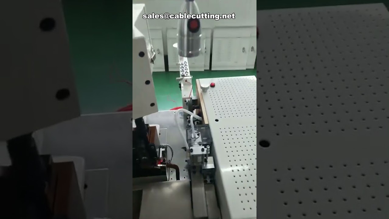 Mesin Pengupas, Pemotong, dan Penekan Terminal Kabel Automatik untuk Pendawaian – Cekap & Tepat