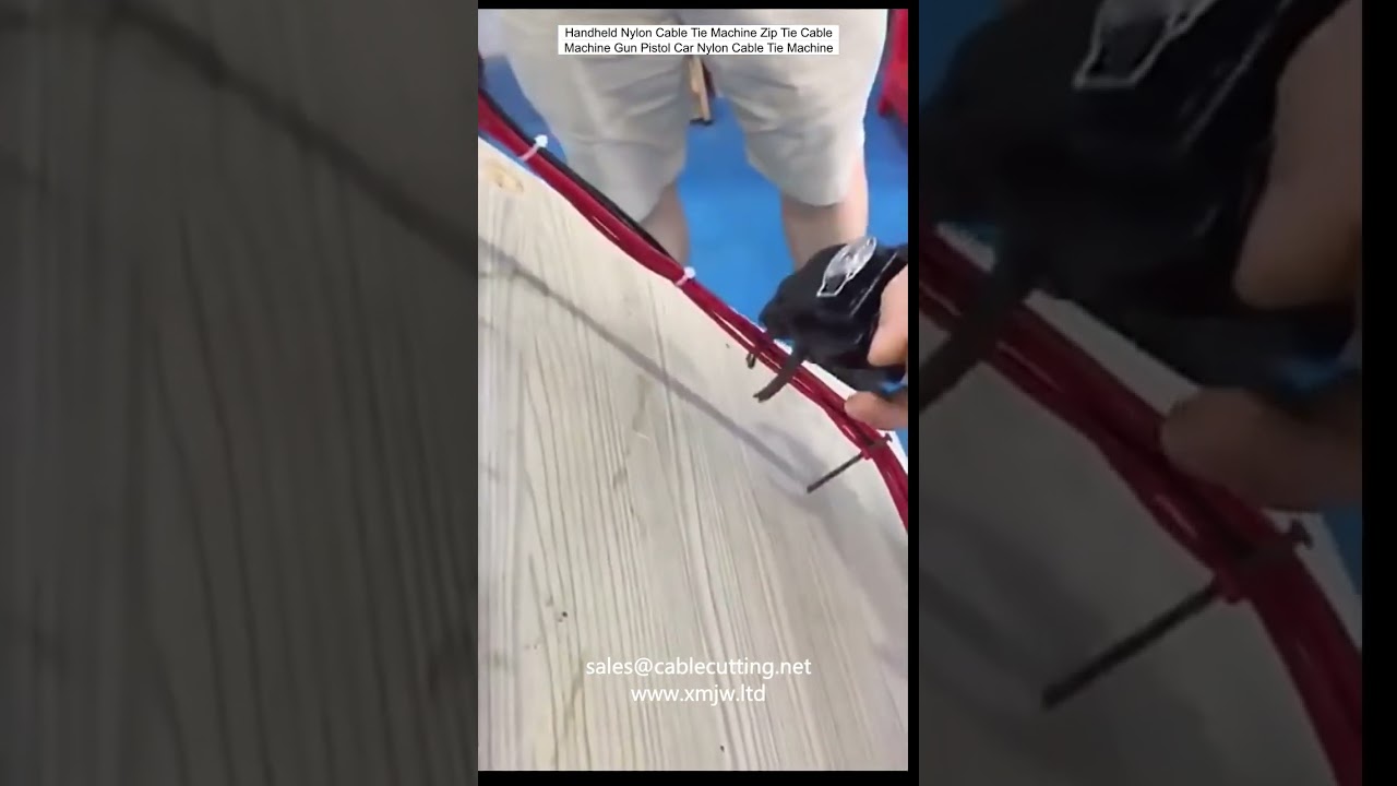 Mesin Ikat Kabel Nilon Tangan – Pistol Zip Tie Profesional untuk Kereta, Automotif & Elektrik