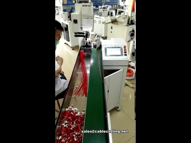 Mesin Crimping Terminal Automatik Berbentuk Bendera dengan Tali Sawat – Pemprosesan Wayar Berkelajuan Tinggi