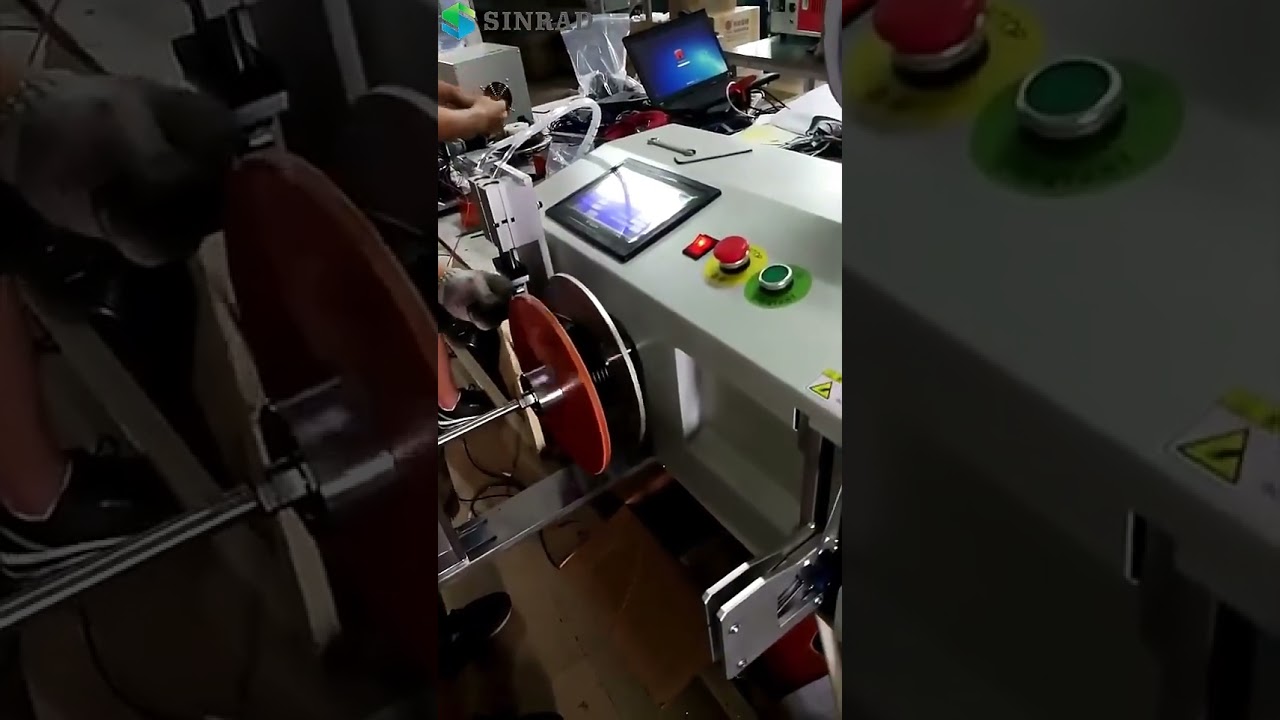 Mesin Pemotong & Pengukur Kabel Automatik Atas Meja Serbaguna SR 1100 – Penggulungan Wayar & Pemotongan