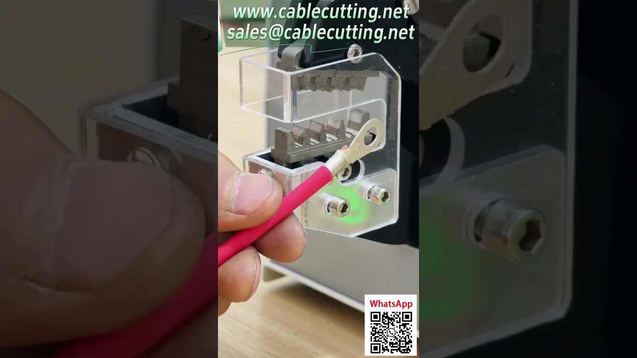 Mesin Crimping Wayar Elektrik 65EC: Tukar Acuan, Sambung Pelbagai Terminal (0.25-16mm²)