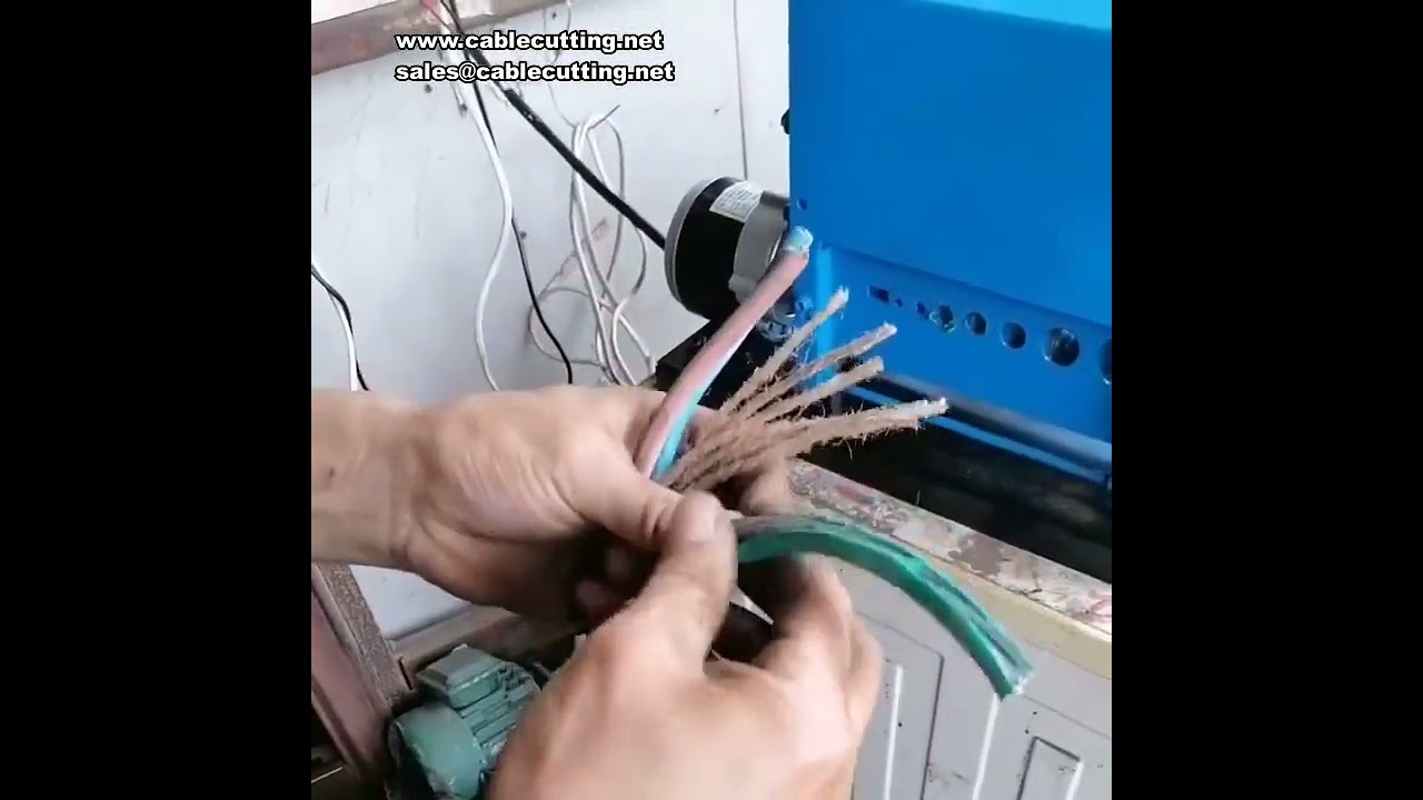 Mesin Pengupas Kawat Automatik 220V 2-32mm | Untuk Kawat Tembaga & Aluminium