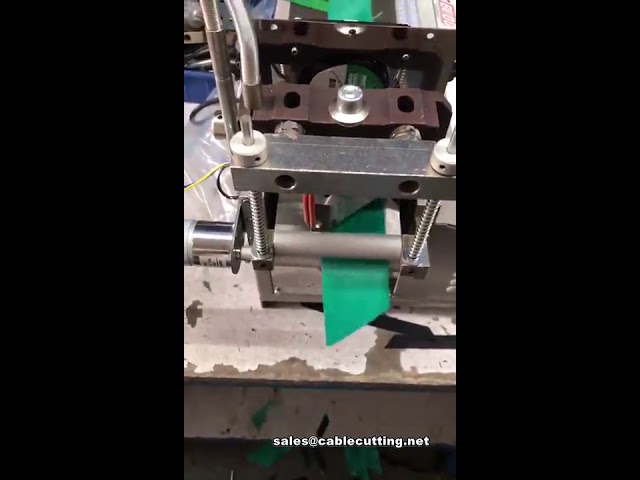 Mesin Pemotong Pita dan Tali Automatik, Pemotong Webbing Sudut 45 Darjah