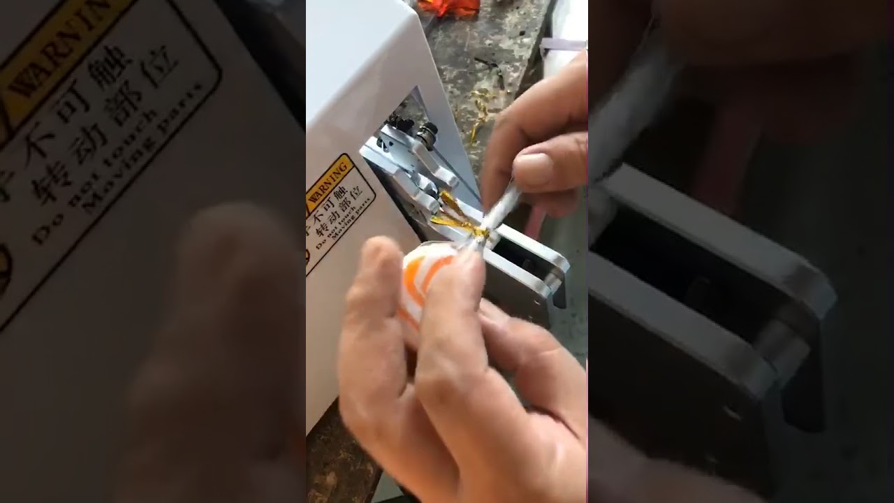Mesin Ikat Dawai Emas untuk Beg Plastik – Automatik & Cekap