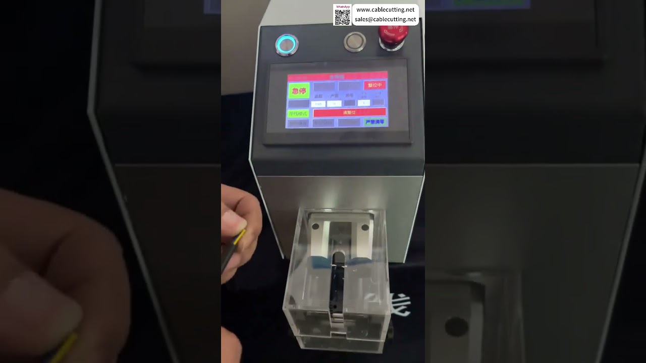 Mesin Penanggalkan Wayar Pneumatik Tulen - Tetapan Output Boleh Suai & Proses Automatik (Pendek)
