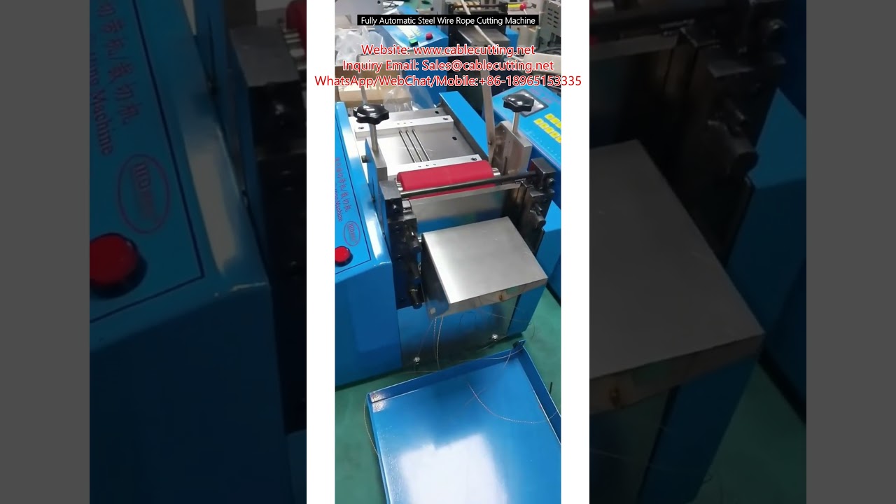 Mesin Pemotong Tali Dawai Keluli Automatik Sepenuhnya – Pantas & Tepat
