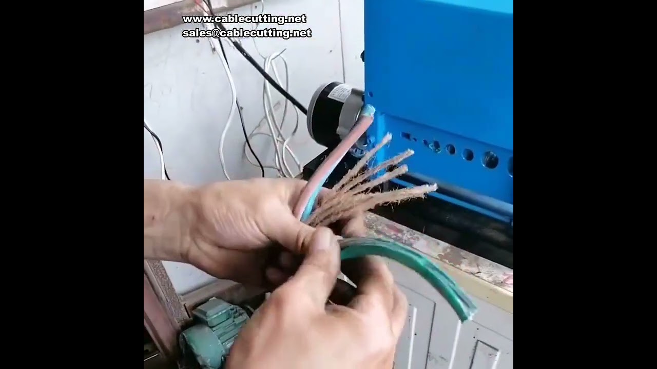 Mesin Pengupas Wayar Automatik 120 Lubang Persegi - Untuk Kabel Aluminium & Tembaga 2-32mm