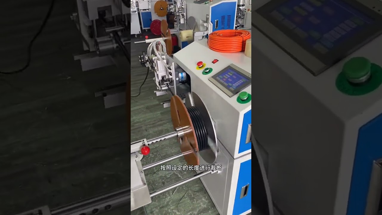 Mesin Automatik Pengiraan Meter, Penggulungan, Pemotongan & Penggulungan Gegelung dengan Pengekalan Hujung-Ekor