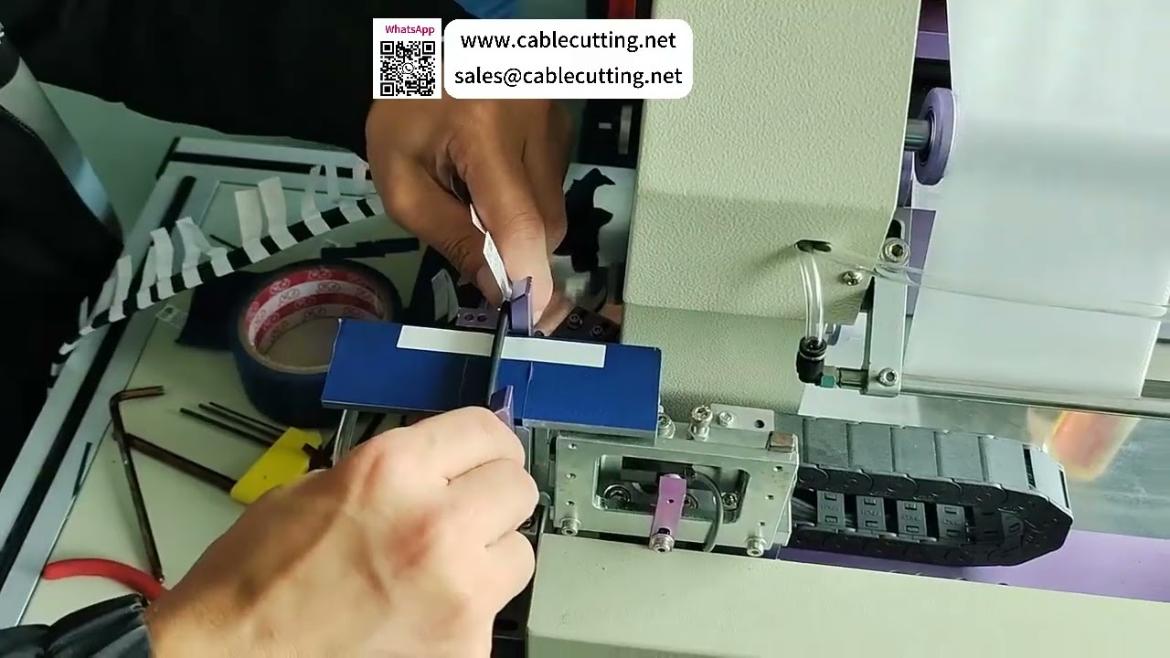 Mesin Pelabelan Lipat Wayar — Pelabelan Kabel Automatik 3 dalam 1