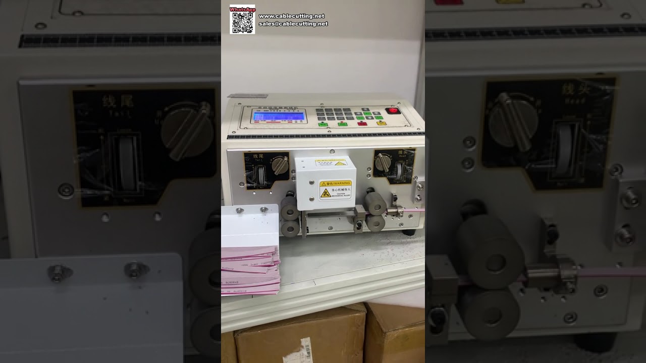 Mesin Pemotong dan Pengupas Wayar Berkomputer Automatik — persediaan satu klik, output berganda