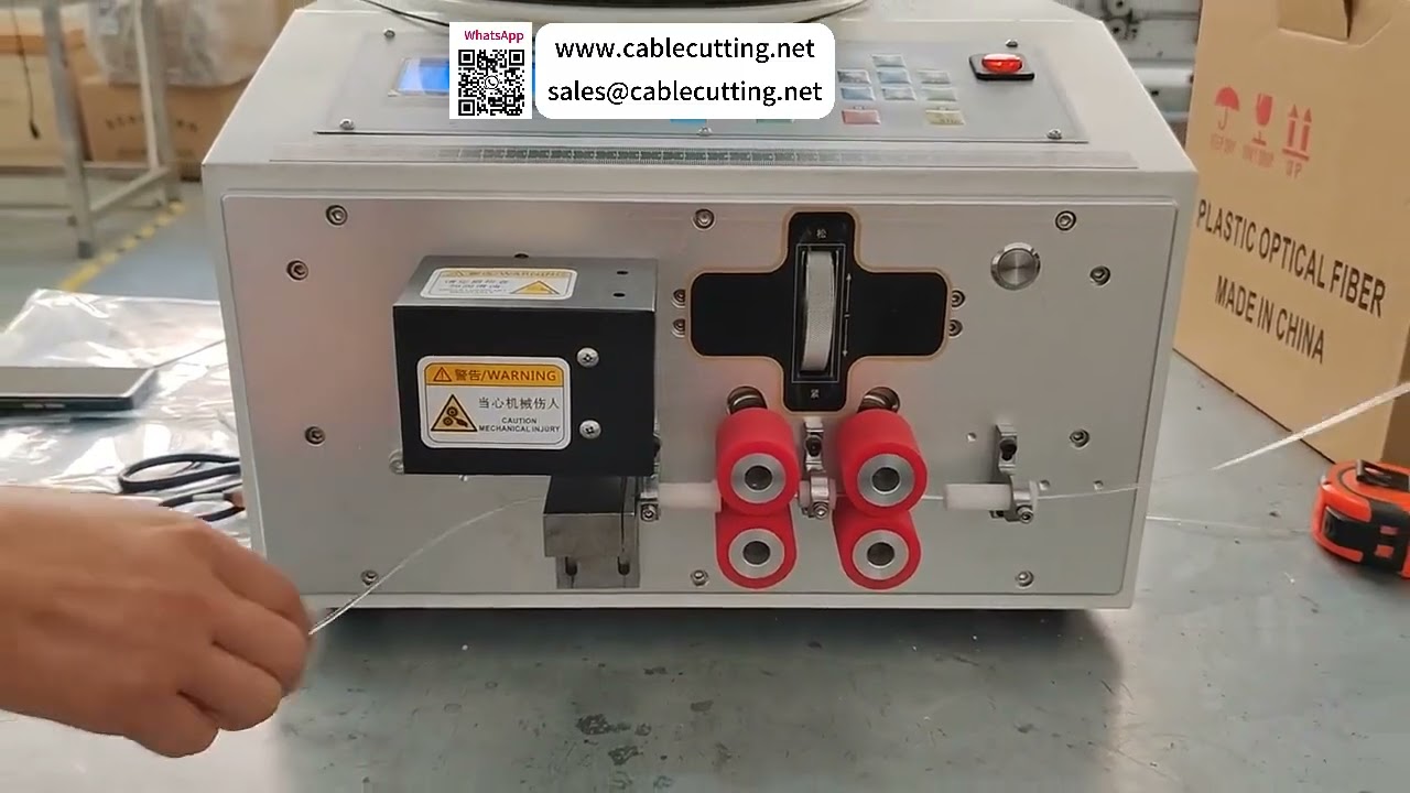 Mesin Pemotong Tiub Automatik — Gentian Optik Tanpa Ralat Panjang