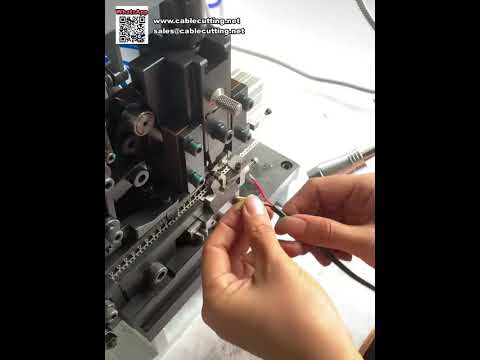 Mesin Pengupas dan Pengkrim Wayar Tunggal Automatik untuk Pemprosesan Kabel Individu yang Tepat