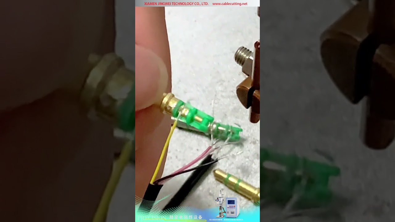 Mesin Kimpalan Titik Rintangan Tepat — Terminal PIN Bulat Penyambung