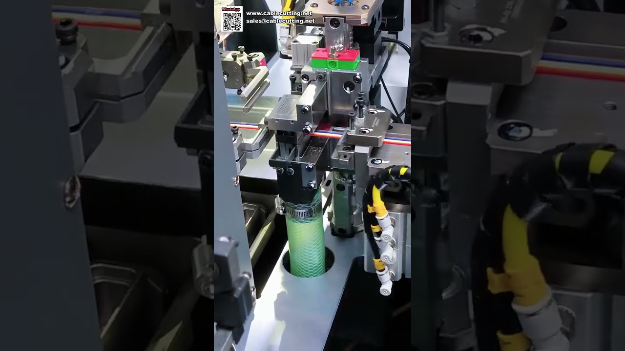 Mesin Pemotong, Kupas, dan Crimping Terminal Automatik Sepenuhnya - Shorts