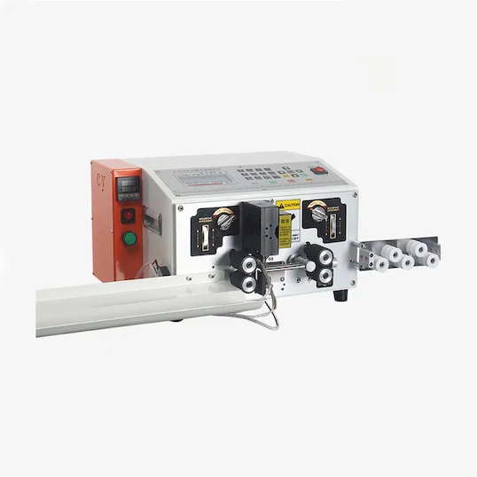 Mesin Pemotong & Pelucutan Kabel Jalinan Nilon Automatik WPM-0-4 - Mesin Penjalur Wayar Automatik